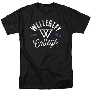 Men's Wellesley College Official Blue T-Shirt - 1 of 4