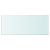 vidaXL Shelves 2 pcs Panel Glass Clear 27.6 in.x11.8 in. - 3 of 3