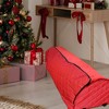 Simple Living Solutions Quilted Rolling Artificial Christmas Tree Storage Bag For Trees Up to 9ft - image 2 of 3