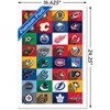 Trends International NHL League - Logos 24 Framed Wall Poster Prints - 3 of 4