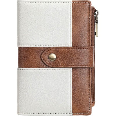 FATMOON Small Wallet for Women - RFID Blocking Compact PU Leather Bifold with 13 Card Slots & 3 ID Windows for Daily Use,Travel