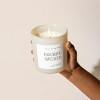 Sweet Water Decor Favorite Sweater 15oz Tan Matte Jar Soy Candle - 2 of 3