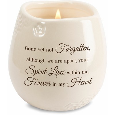 Pavilion Gift Company - Heart - 8 oz - 100% Soy Wax Candle Scent: Tranquility - Flame Candles