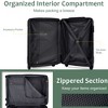 Whisen 20" 3-Piece Hardshell Carry-On Luggae Set with TSA Lock & Spinner Wheels for Men & Women - 3 of 4