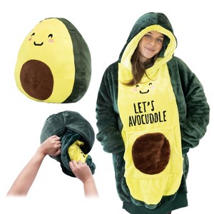 Avocado Snugible 2-in-1 Blanket Hoodie & Pillow - 1 of 4