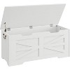 Coucheta 39.4" Farmhouse Storage Bench with Lid, Toy Chest with Soft-Close Hinge & 350lb Capacity, Style Entryway Storage Trunk - 2 of 4