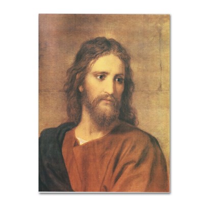 Heinrich Hofmann Christ at Thirty-Three Canvas Art 14x19