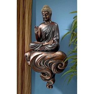 Design Toscano Enlightened Buddha on a Cloud Floating Wall Sculpture - 1 of 4