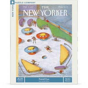 New York Puzzle Company Pinball Piste 500 Piece Puzzle - 1 of 4
