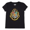 Harry Potter Girls' Wizarding World Hogwarts Crest Sleep Pajama Set Shorts Multicolored - image 4 of 4