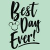 Girl's Disney Mickey Mouse Best Day Ever T-Shirt - 2 of 4
