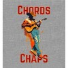 "Chords & Chaps" Cowboy Americana Women's Crew Neck Short Sleeve Crop Top - 2 of 3