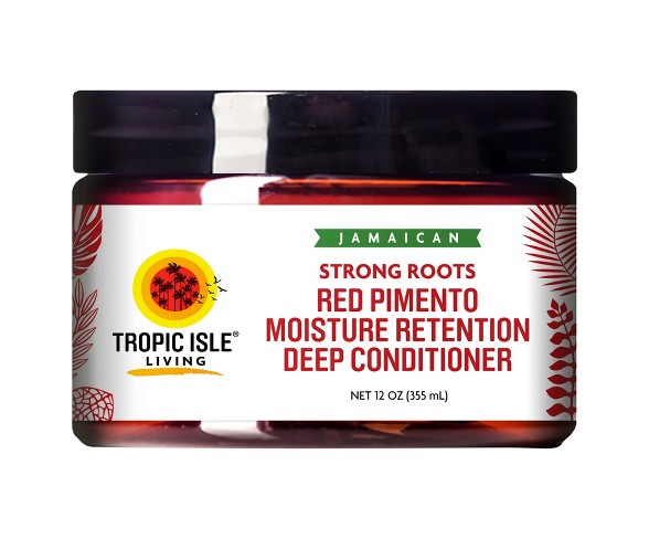 Tropic Isle Living Jamaican Strong Roots Red Pimento Moisture Retention Deep Conditioner - 12oz