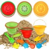 Garvee Beach Sand Toys Set for Kids, Silicone Collapsible Beach Bucket Travel Beach Toys,2.5L 3PCS - 3 of 4