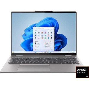 Lenovo Yoga 7 16” WUXGA 2-in-1 Touchscreen Laptop, AMD Ryzen 5 8640HS, 8GB RAM, 512GB SSD, Windows 11 Home - 1 of 4