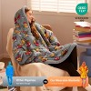 Joyfy Wearable Blanket Hoodie for Kids Adults Christmas Oversized Flannel Fleece Sweatshirt Blanket Cozy Blanket Birthday Gift for Family Girls Boys - 4 of 4