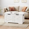 Whizmax Storage Chest, 39.4" Toy Chest for Boys Girls, Kids Wood Large Toy Box, Storage Bench with Safety Hinge for Entryway, Bedroom, Playroom - 3 of 4