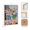 Kate & Laurel All Things Decor 16"x20" Gallery Cheerful Maximalist Flower Vase Print by The Creative Bunch Studio Natural - 3 of 4