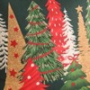 Decorative Christmas Tree Pillow Covers 18x18 Inch Set of 2, Christmas Green Linen Cushion Cases, Winter Christmas Throw Pillows - 4 of 4