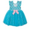 RuffleButts Toddler Girls Flutter Tulle Twirl Dress - 2 of 4