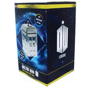 Seven20 Doctor Who Silver TARDIS Ceramic Money Bank - 1 of 2
