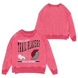 NBA Portland Trail Blazers Crew Fleece Sweatshirt - 1 of 3
