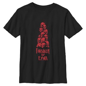 Boys Avatar: Fire and Ash Red Skulls Forsaken By Eywa T Shirt - 1 of 4