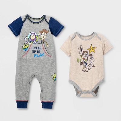 baby disney toy story 5pk bodysuits