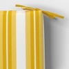 20"x18" Printed DuraSeason Fabric™ Sunrise Stripe Outdoor Chair Seat Cushion Yellow - Threshold™ - 3 of 4
