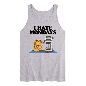 Men's - Garfield - I Hate Mondays Graphic Tank Top - 1 of 2