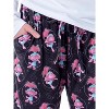 Dreamworks Trolls Movie Women's Poppy Super Soft Loungewear Pajama Pants Black - 4 of 4