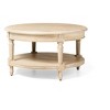 Maven Lane Pullman Traditional Round Wooden Coffee Table - 2 of 4