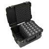 SKB Microphone Hard Case, 24-Slot Foam Interior with Cable Storage and Wheels - 4 of 4