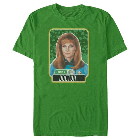 Men's Star Trek: The Next Generation St. Patrick's Day Lucky Doctor Beverly Crusher T-Shirt - image 1 of 4