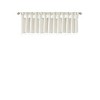 Lightweight Faux Silk Valance With Beads Blush 50x26" - 3 of 4