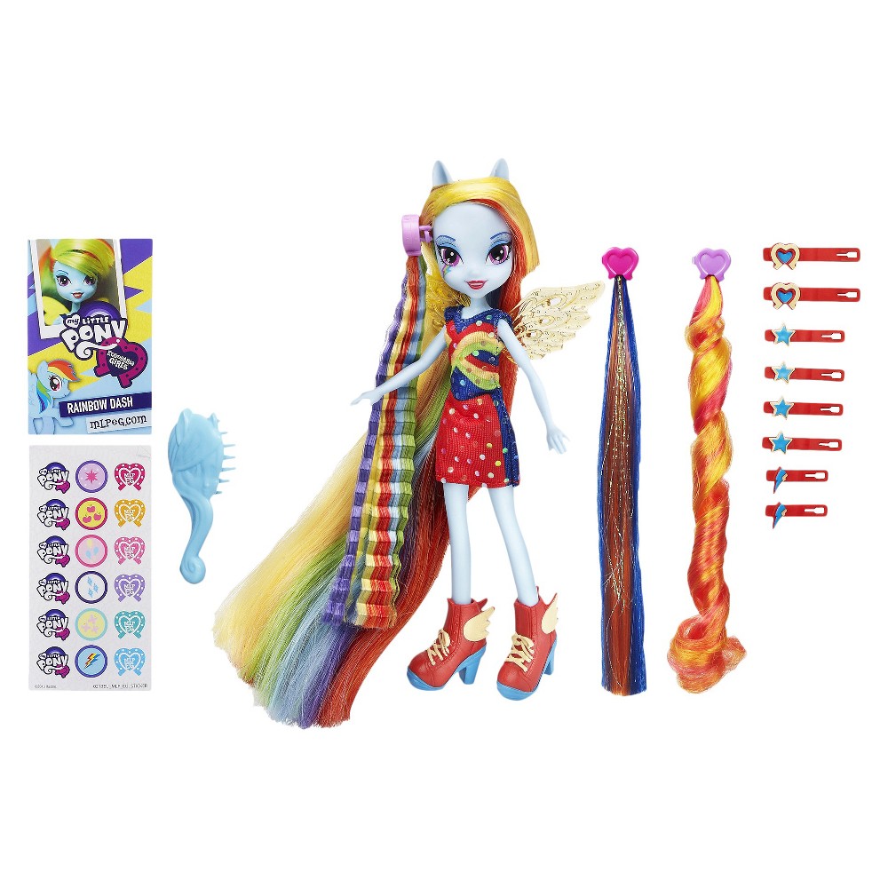 UPC 653569872436 product image for My Little Pony Equestria Girls Rainbow Dash Hairstyling Doll | upcitemdb.com