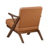 NicBex Accent Chair Solid Rubberwood Frame Modern Leather Lounge Chair Reading Chair Comfy Chair for Living Room - 2 of 4