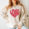 Simply Sage Market Women's Graphic Sweatshirt Love Heart - 2 of 4