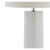 31.5" Ceramic Dallas Table Lamp (Includes LED Light Bulb) White/Chrome - JONATHAN Y: Modern Design, UL Listed, 30" Height - 4 of 4