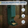 7 Gal Bear-Resistant Deer Feeder - Galvanized Steel Hanging Feeder w/ Locking Lid, Livestock Feeder for Farm - 4 of 4