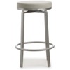 TOV Furniture Pratt 26" Swivel Fabric Counter Stools in Gray (Set of 2) - 4 of 4