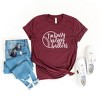 Simply Sage Market Women's I'm Busy Raising Ballers Short Sleeve Graphic Tee - 3 of 4