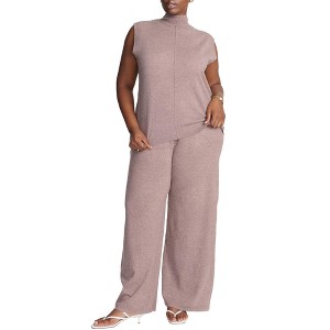 ELOQUII Elements Knit Wide Leg Sweater Pant - 1 of 2