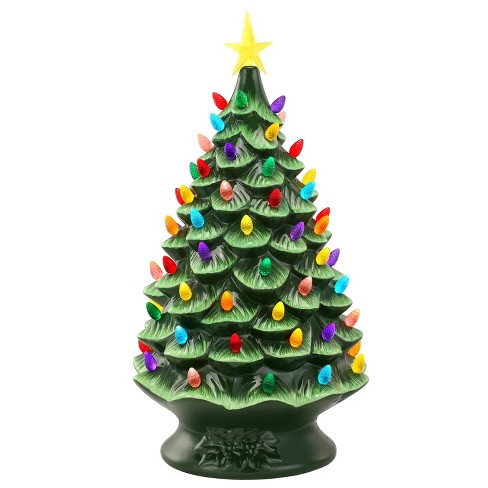 Mr. Christmas Nostalgic Ceramic LED Christmas Tree - Green - 24