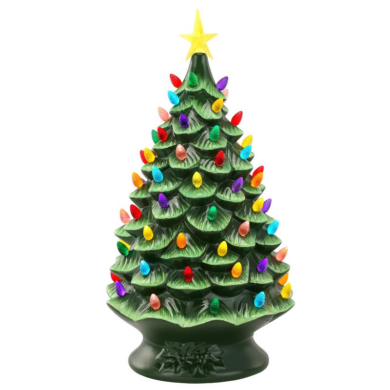 Mr. Christmas Large Nostalgic Ceramic LED Christmas Tree, 1 of 10