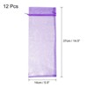 Unique Bargains Sheer Mesh Drawstring Gift Pouches Organza Wine Bags 12 Pcs 14.5"x5.5" - 2 of 4