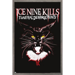 Trends International Ice Nine Kills - Cat Funeral Derangements Framed Wall Poster Prints - 1 of 4