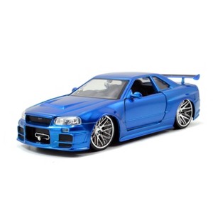 Jada Toys Fast & Furious 2002 Nissan Skyline GT-R (BNR34) Die-Cast