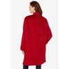 Roaman's Women's Plus Size A-Line Driving Coat - 3 of 4