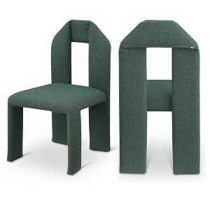 Meridian Furniture,Bennett Boucle Fabric Dining Chair, Set of 2 - 1 of 4